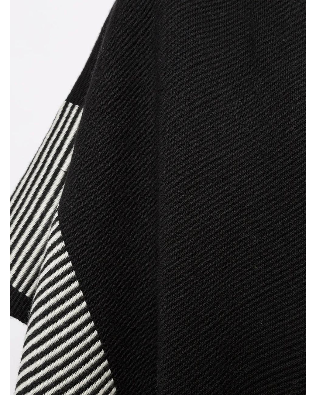 Voz Black Striped Edge Long Duster