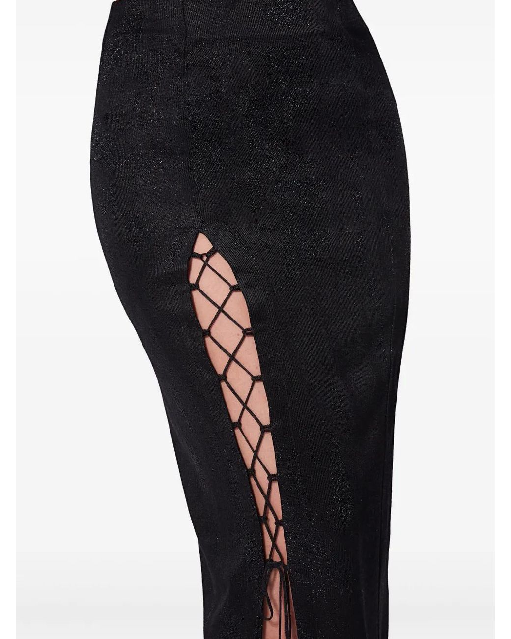 MACCAPANI Black Scio Midi Skirt