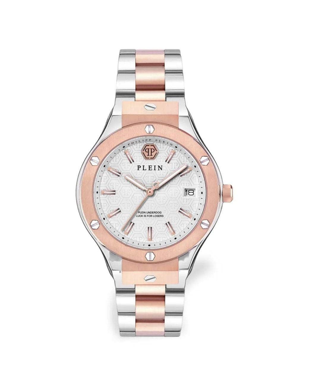 Philipp Plein White Plein Underdog 44Mm Watch for men