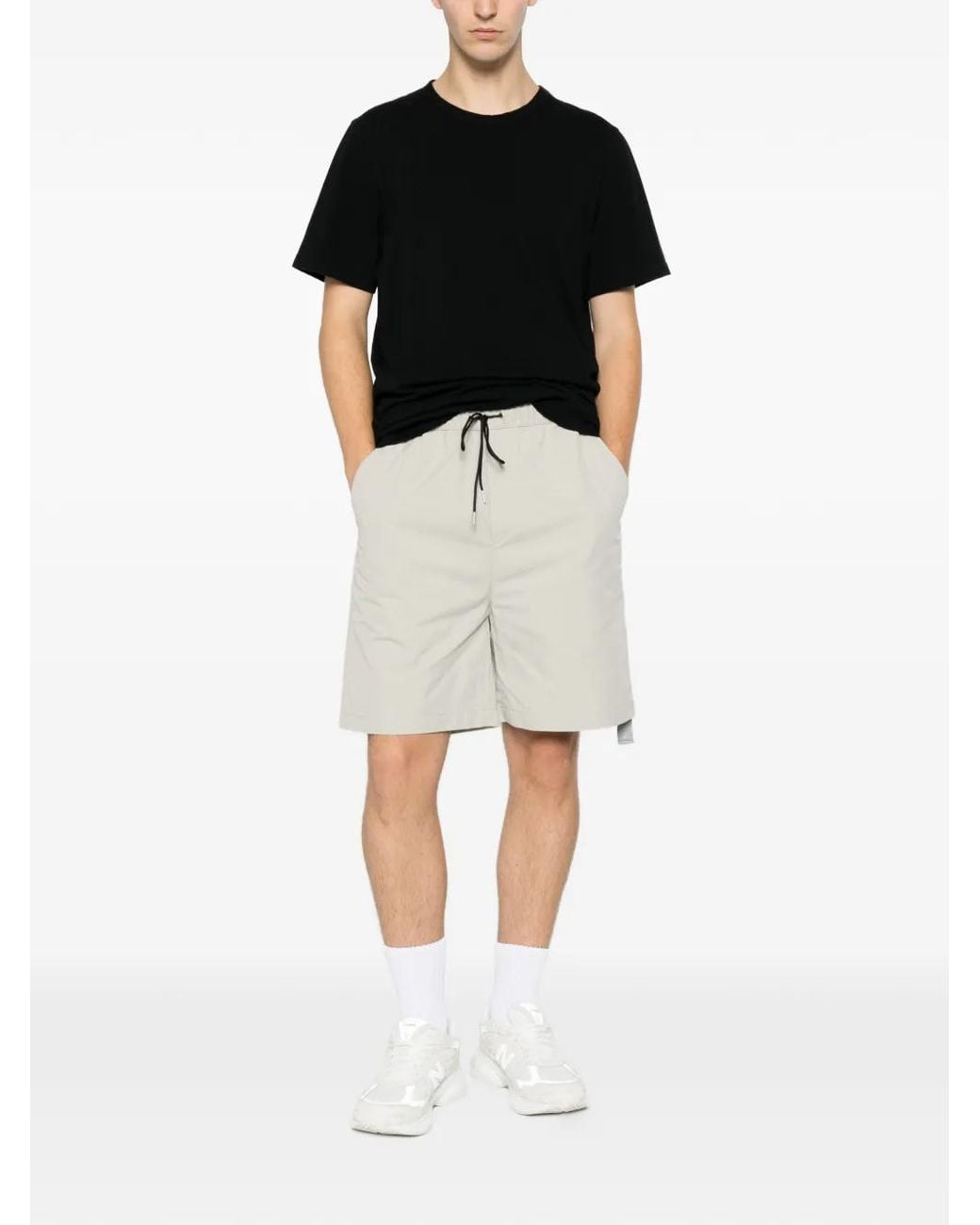 Peacemaker Oamc White Drawstring-Waist Shorts for men