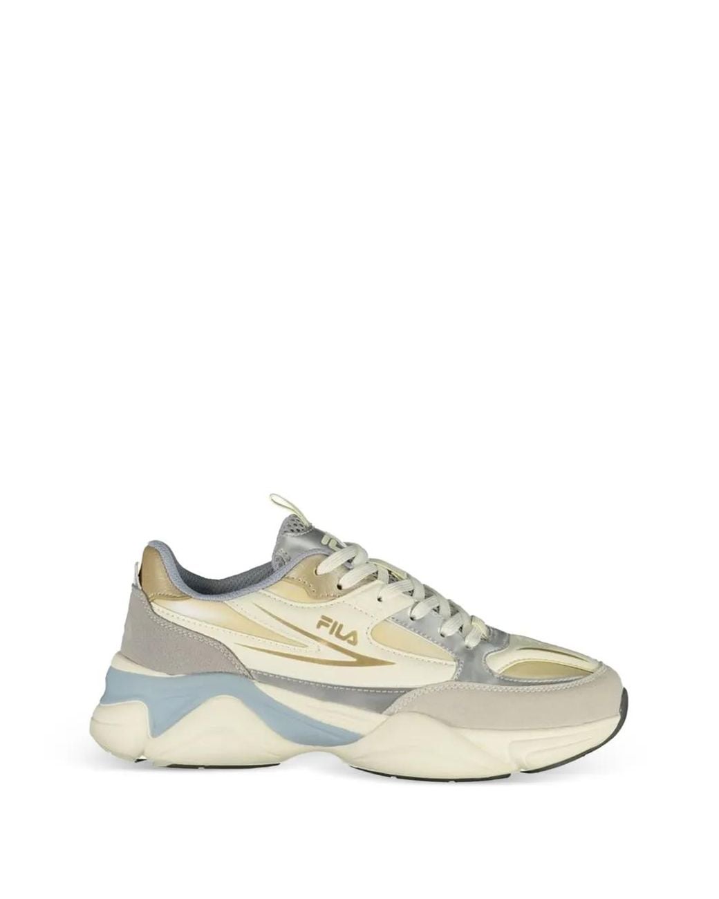 Fila White Recade Sneakers Mit Einsätzen