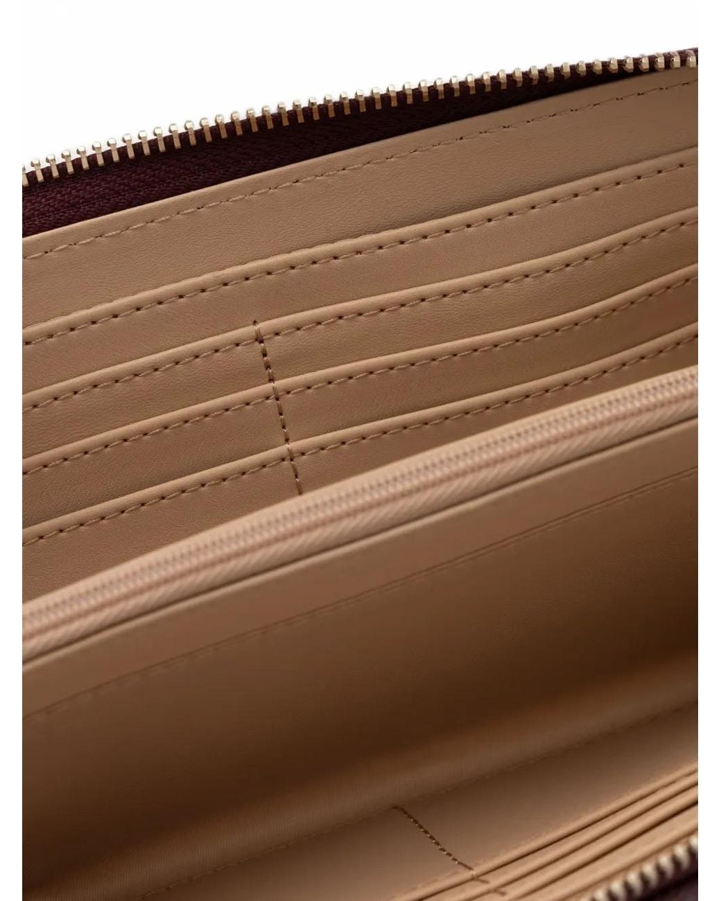 Guess Purple Quilted Monogram-Embossed Wallet