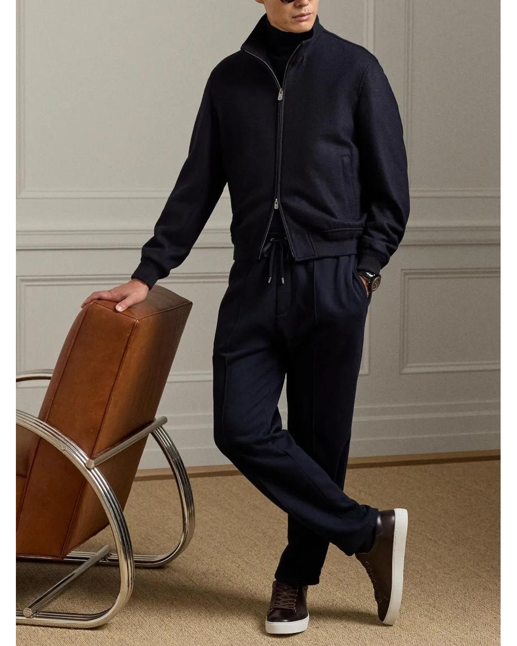 Ralph Lauren Blue Pantalon De Jogging À Lien De Resserrage for men