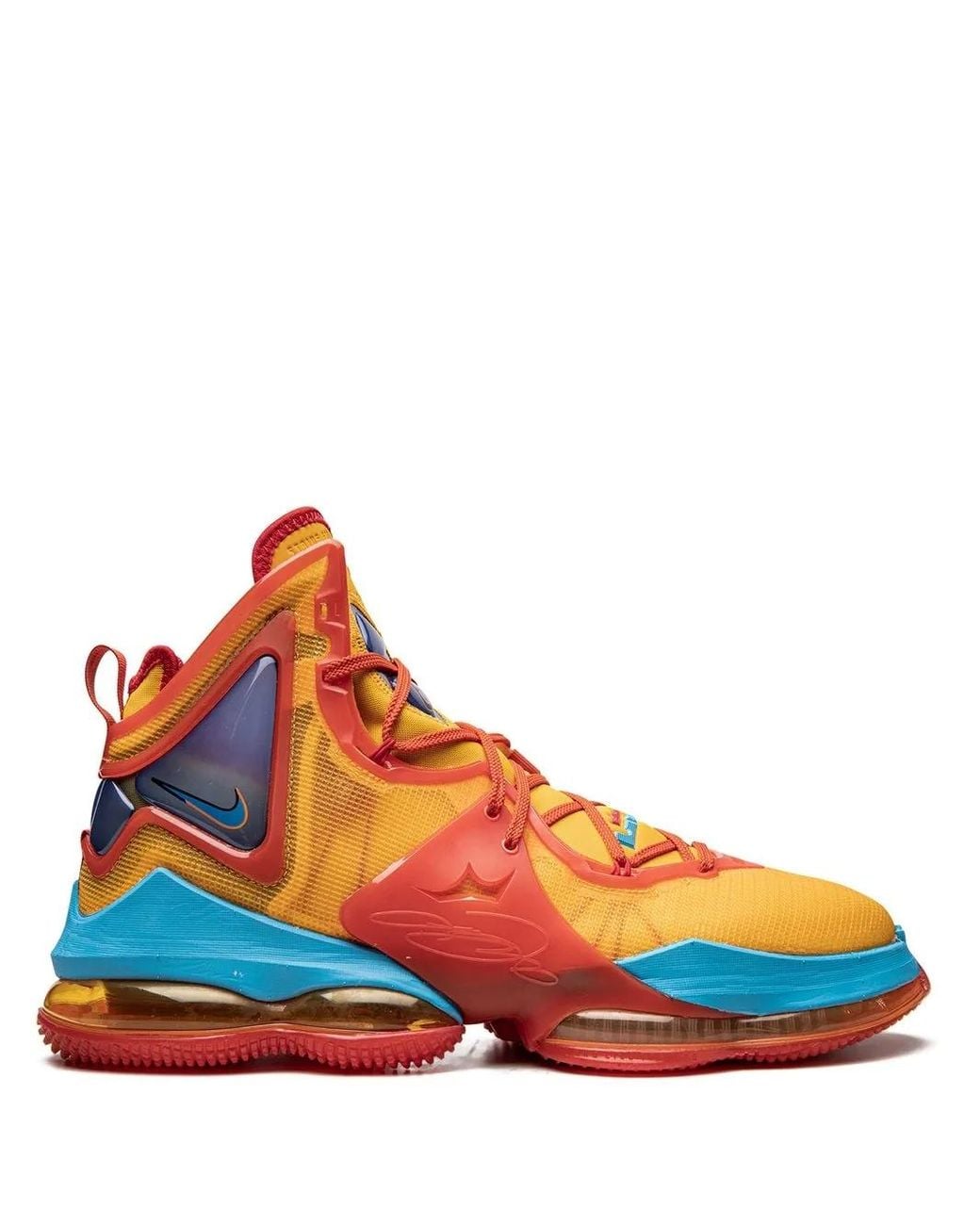 Nike Orange Baskets Lebron Xix 'Uniform Hook' for men