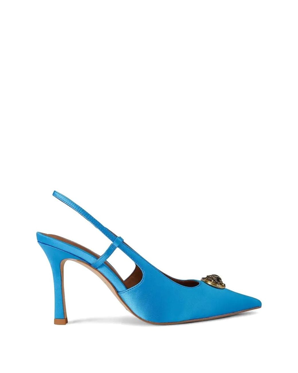 Kurt Geiger Blue Chelsea Point Slingback