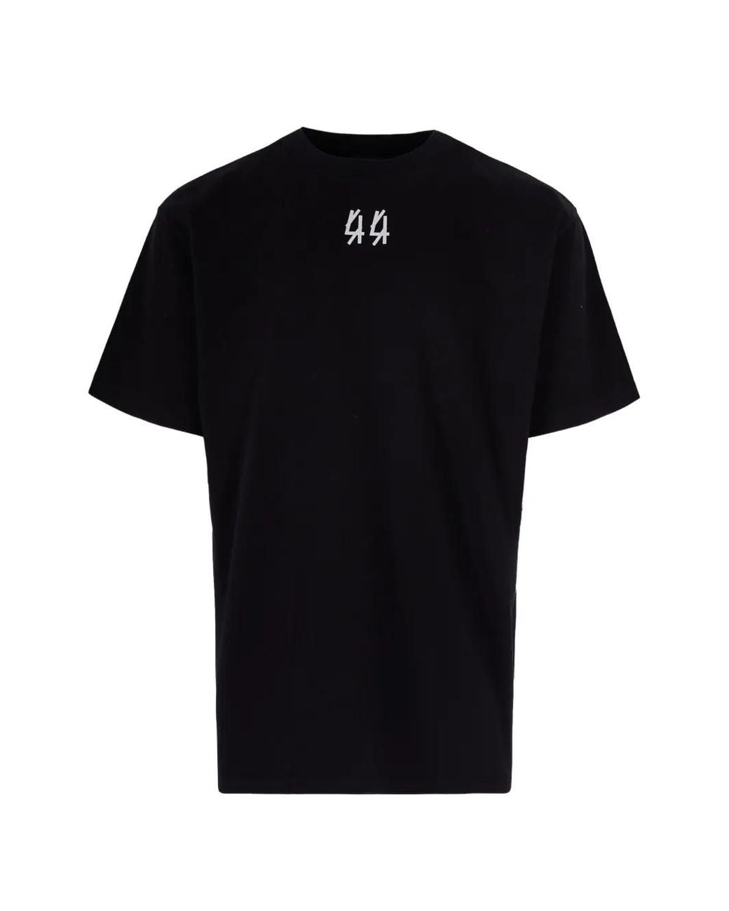 44 Label Group Black Logo T-Shirt for men