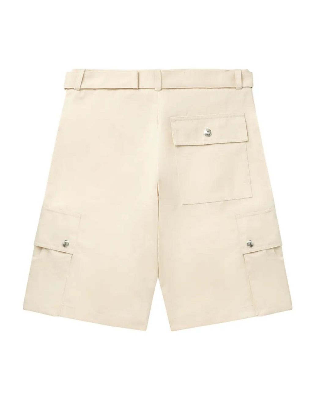Jacquemus Natural Cargo Bermuda Shorts For for men