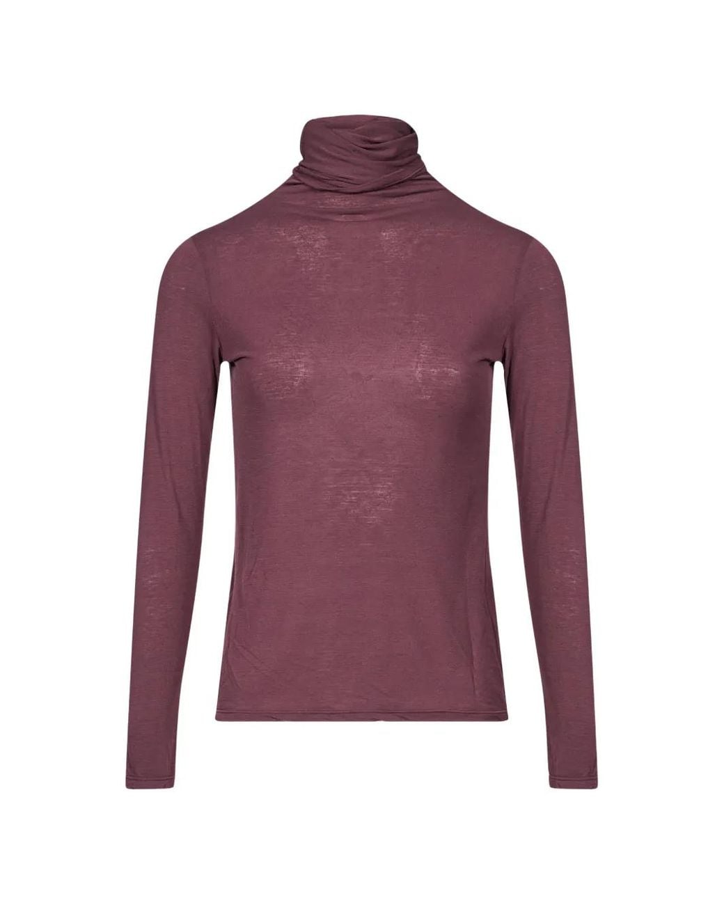 Antonelli Purple Condor Roll-Neck Long-Sleeve T-Shirt
