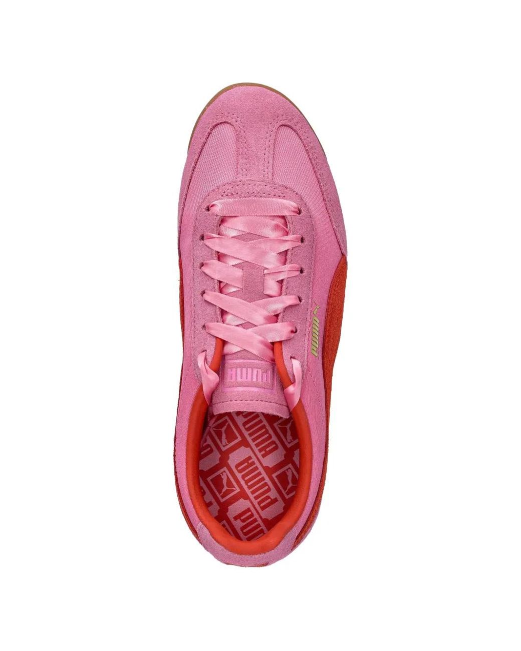 PUMA Pink Side-Stripe Sneakers