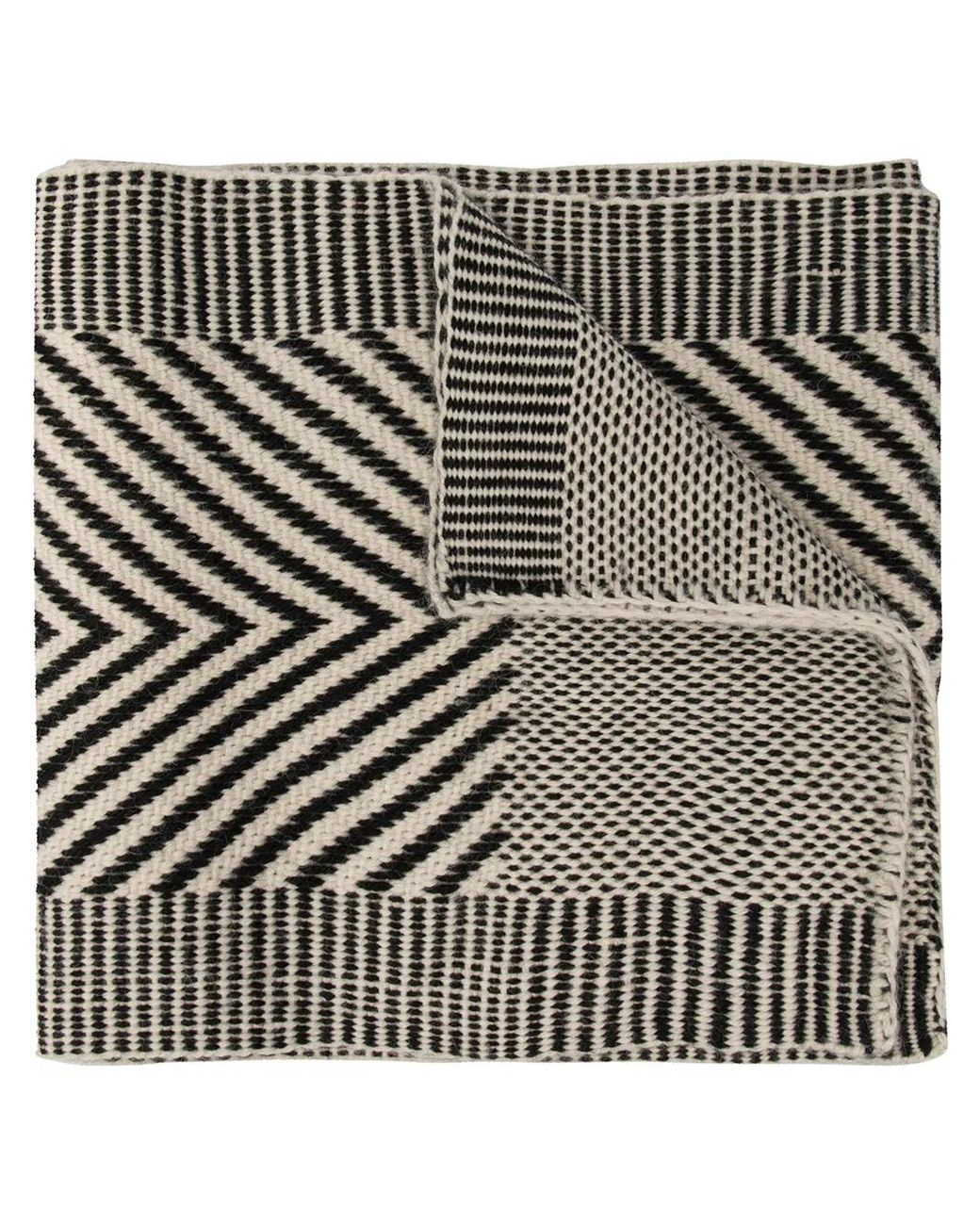 Voz Chevron Sjaal in het Black