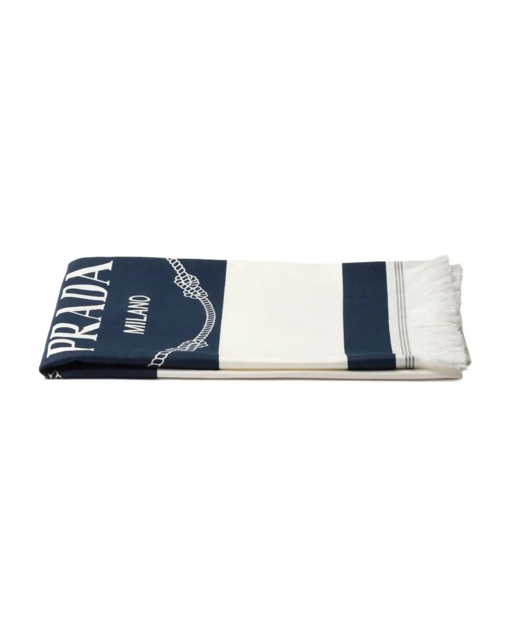 Prada Katoenen Handdoek in het Blue