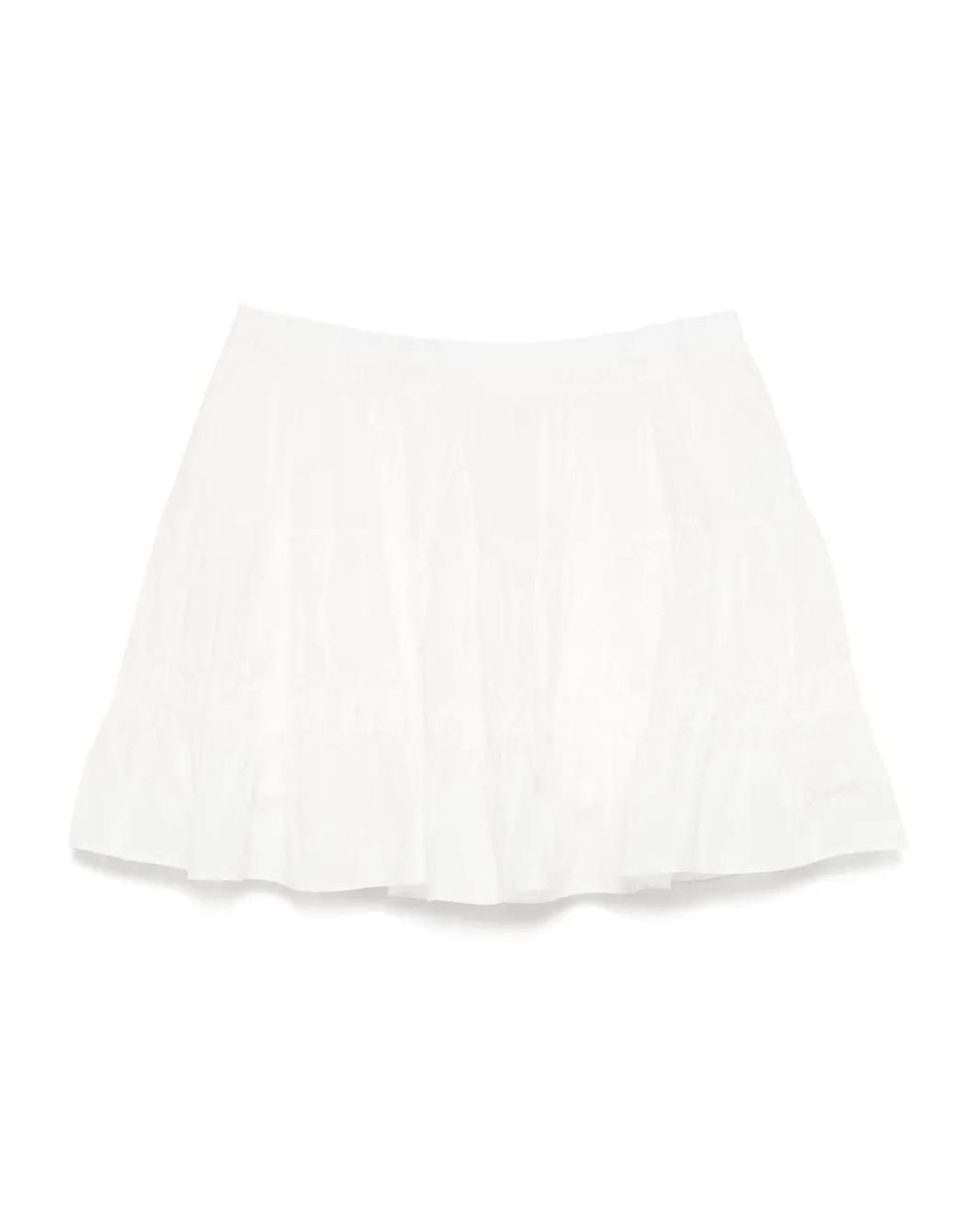 Chocoolate White Tiered Skirt