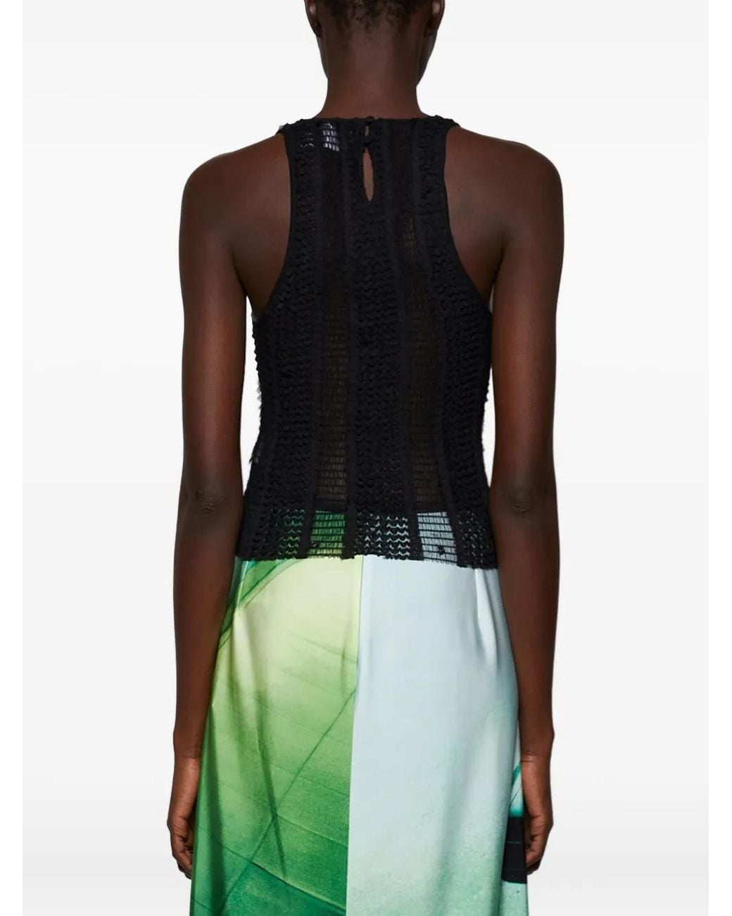 Roberta Einer Black Knitted Top