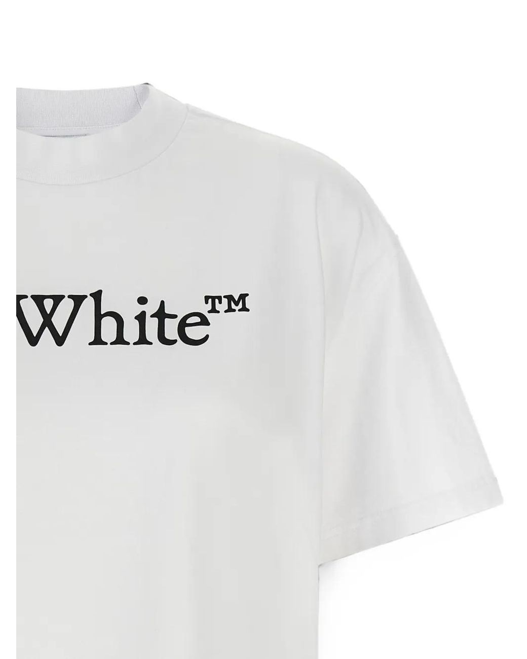 Off-White c/o Virgil Abloh White Big Logo Bookish T-Shirt