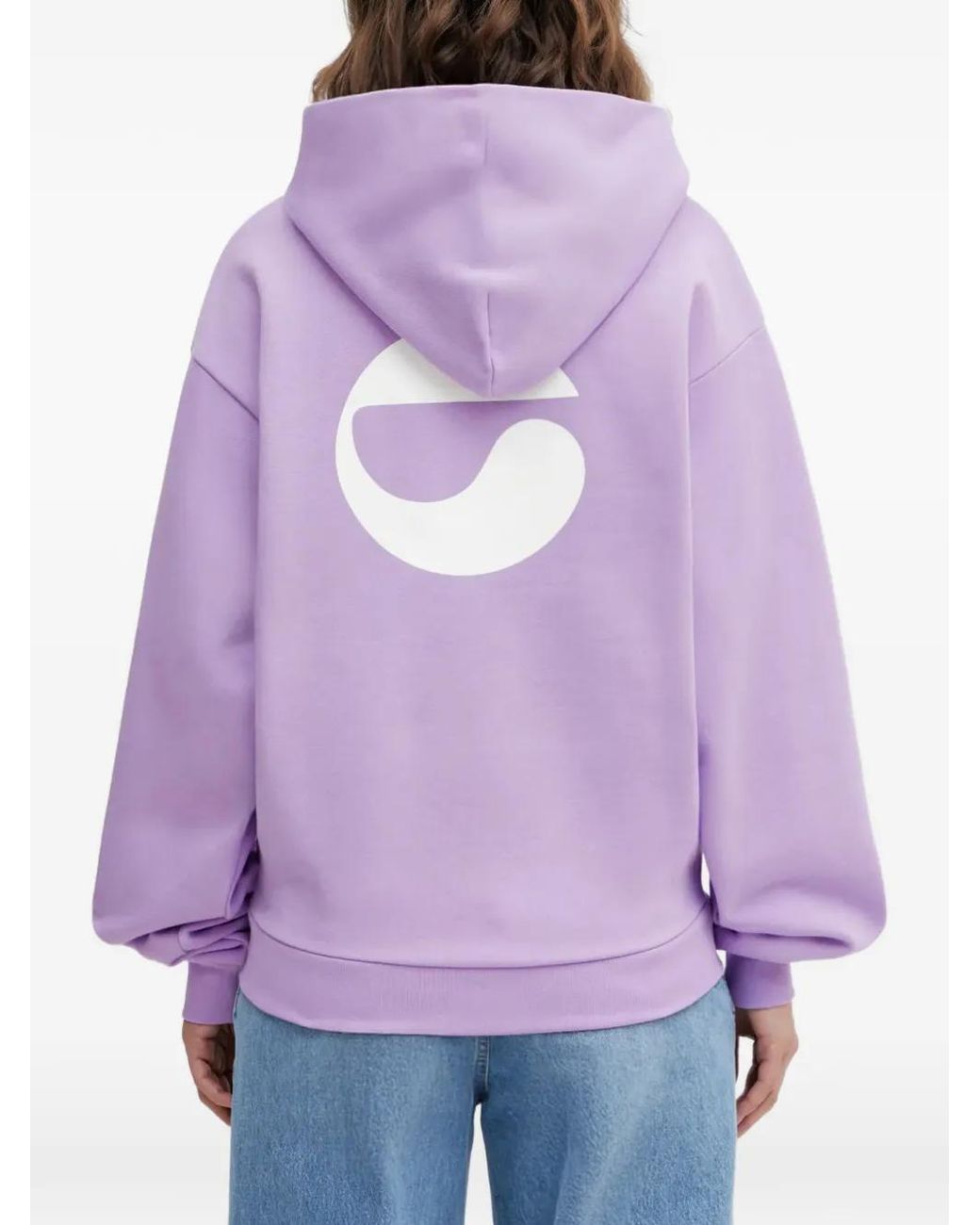Coperni Purple Hooded Pouch Top