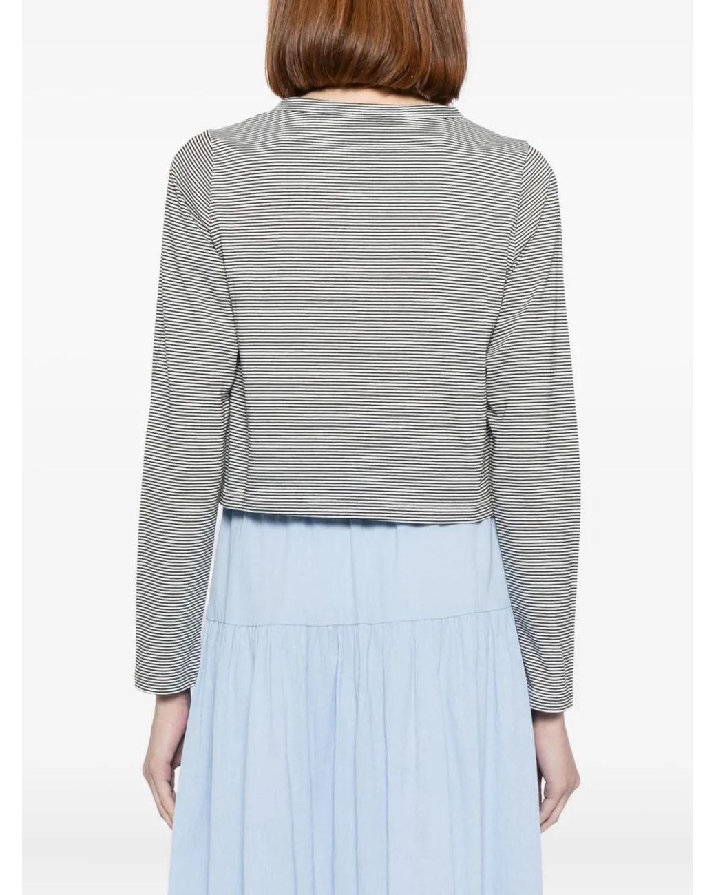 To b. by agnès b. Gray Border Compact Top