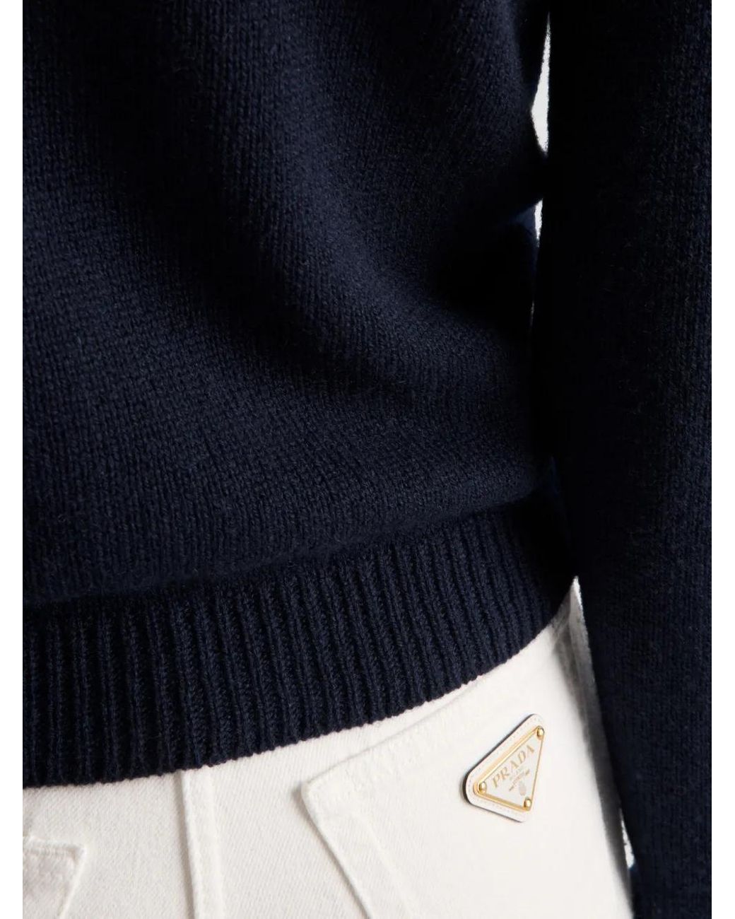 Prada White Five-Pocket Denim Jeans