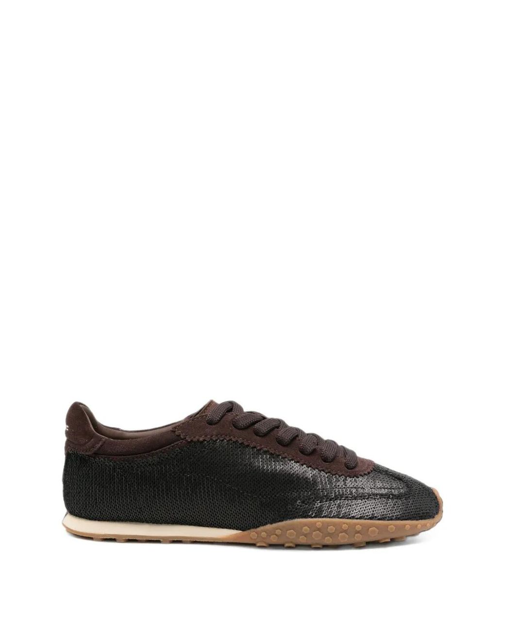 HOFF Black Bridge Lt Sequin-Embellished Sneakers
