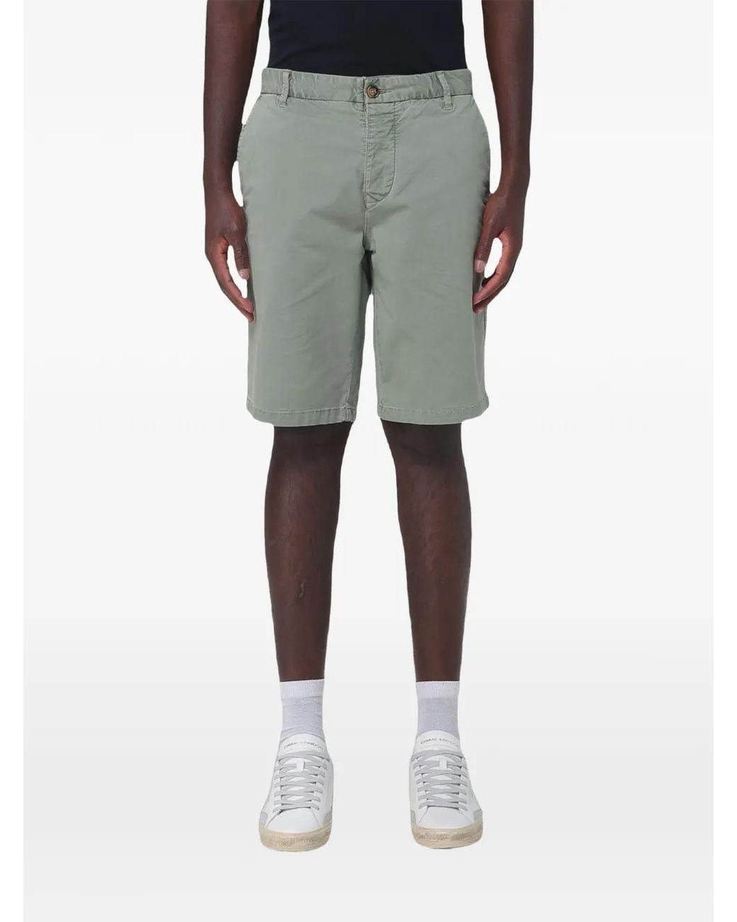 Blauer Chino Shorts in het Gray voor heren