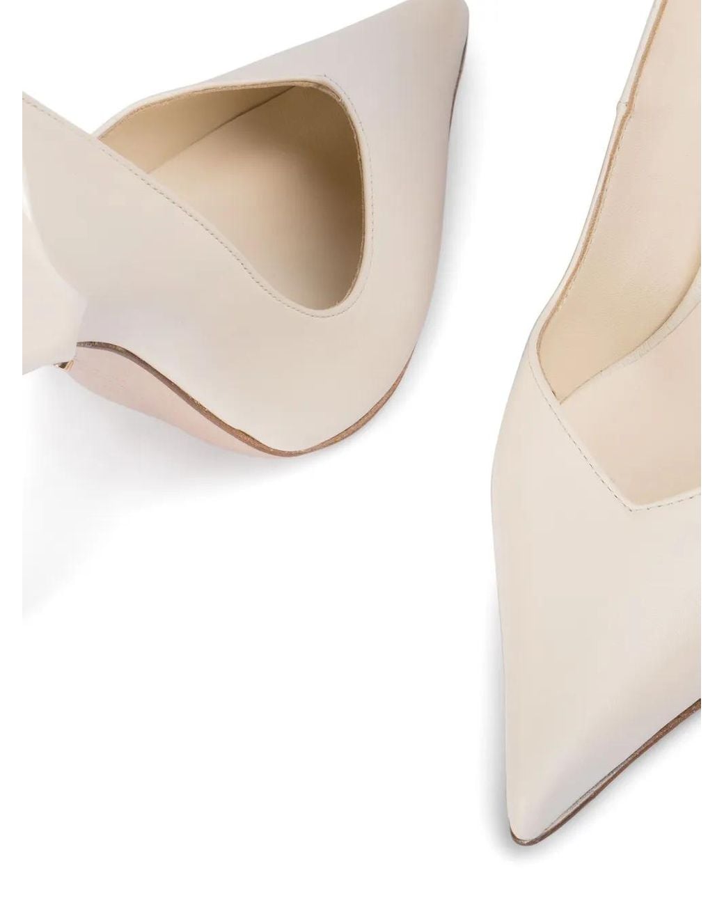 Le Silla White 100Mm Petalo Pumps