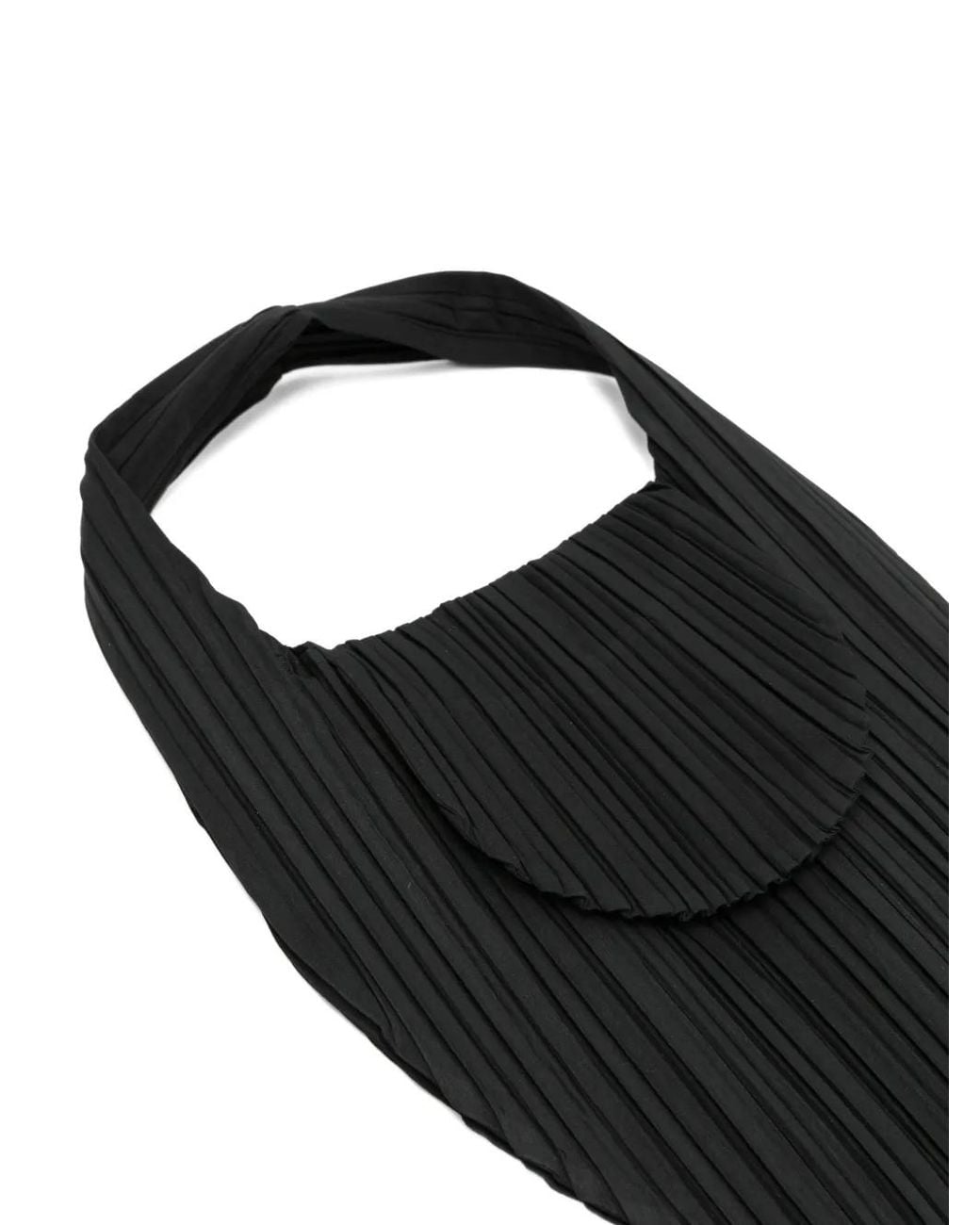 Pleats Please Issey Miyake Black Pleats Seeds Tote Bag