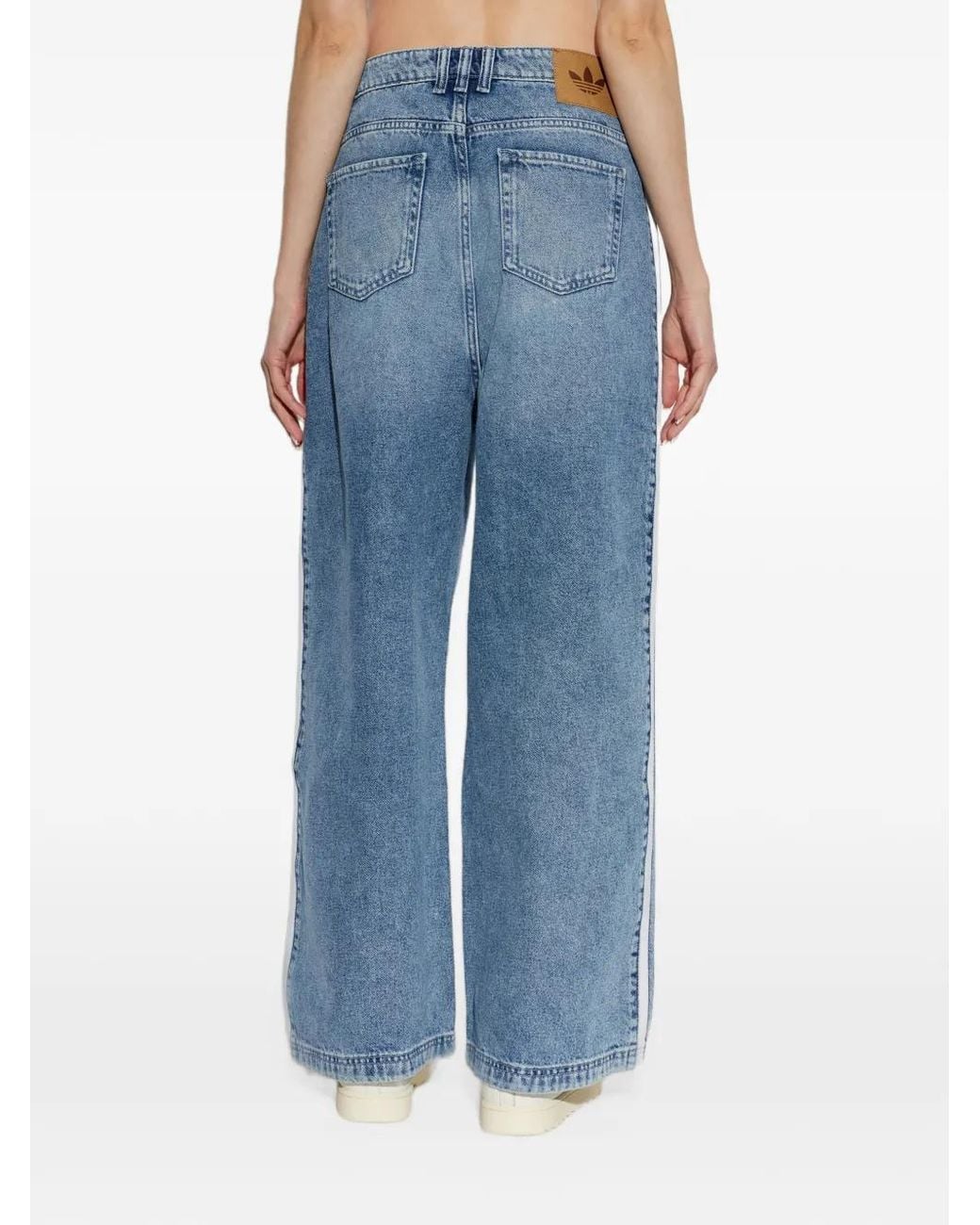 Adidas Blue Adilenium Season 6 Baggy Denim Pants