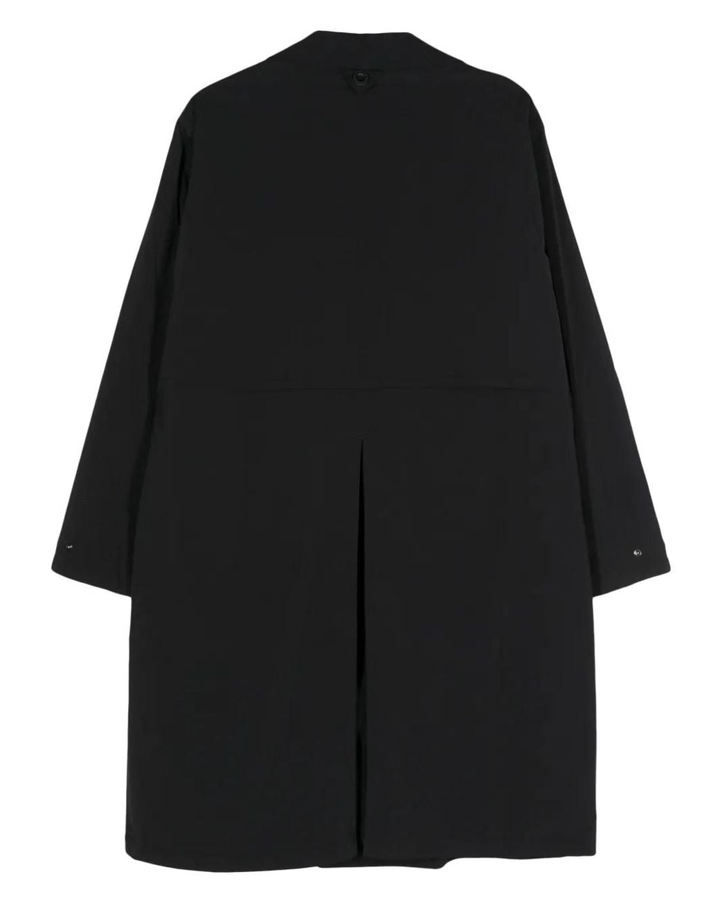 White Mountaineering Black Double-Breasted Coat for men