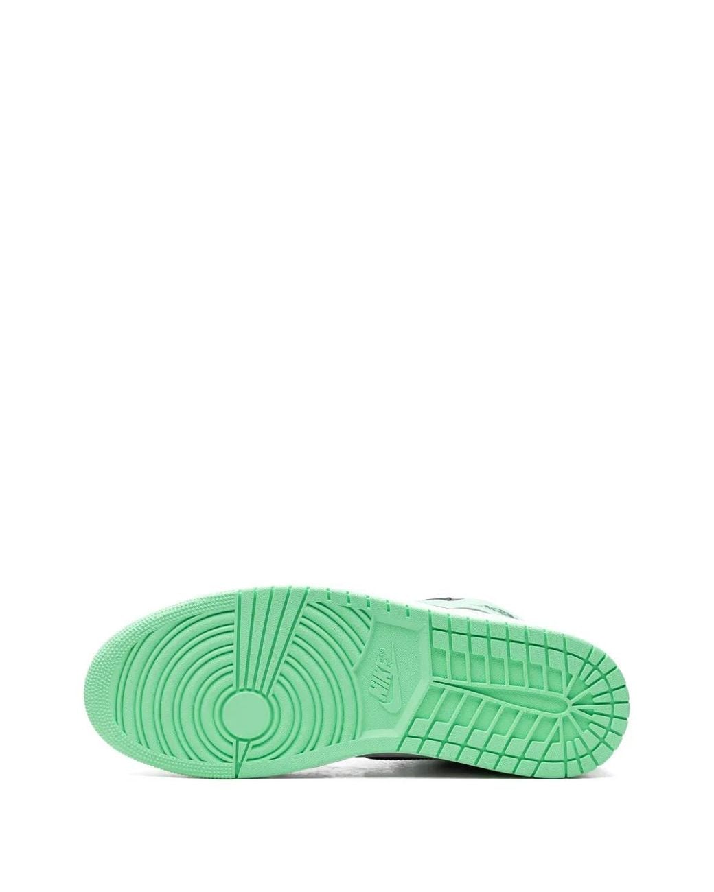 Nike Green Air 1 Retro High Og Love Letter Sneakers