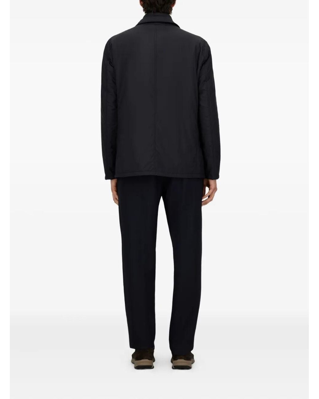 Herno Blue Inã Ecoage Two-Button Jacket for men