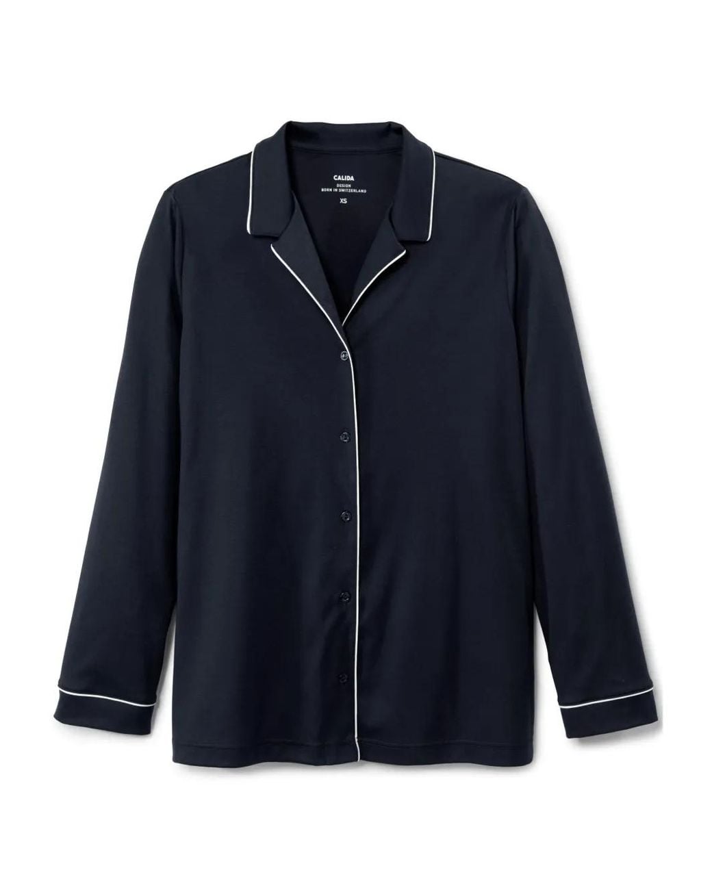 Calida Blue Button-Up Pyjamas