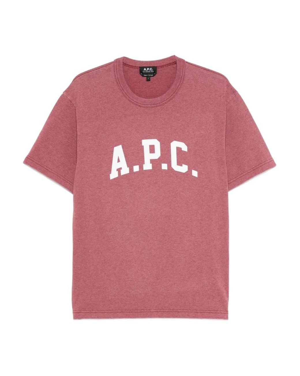 A.P.C. Pink Marcus T-Shirt for men