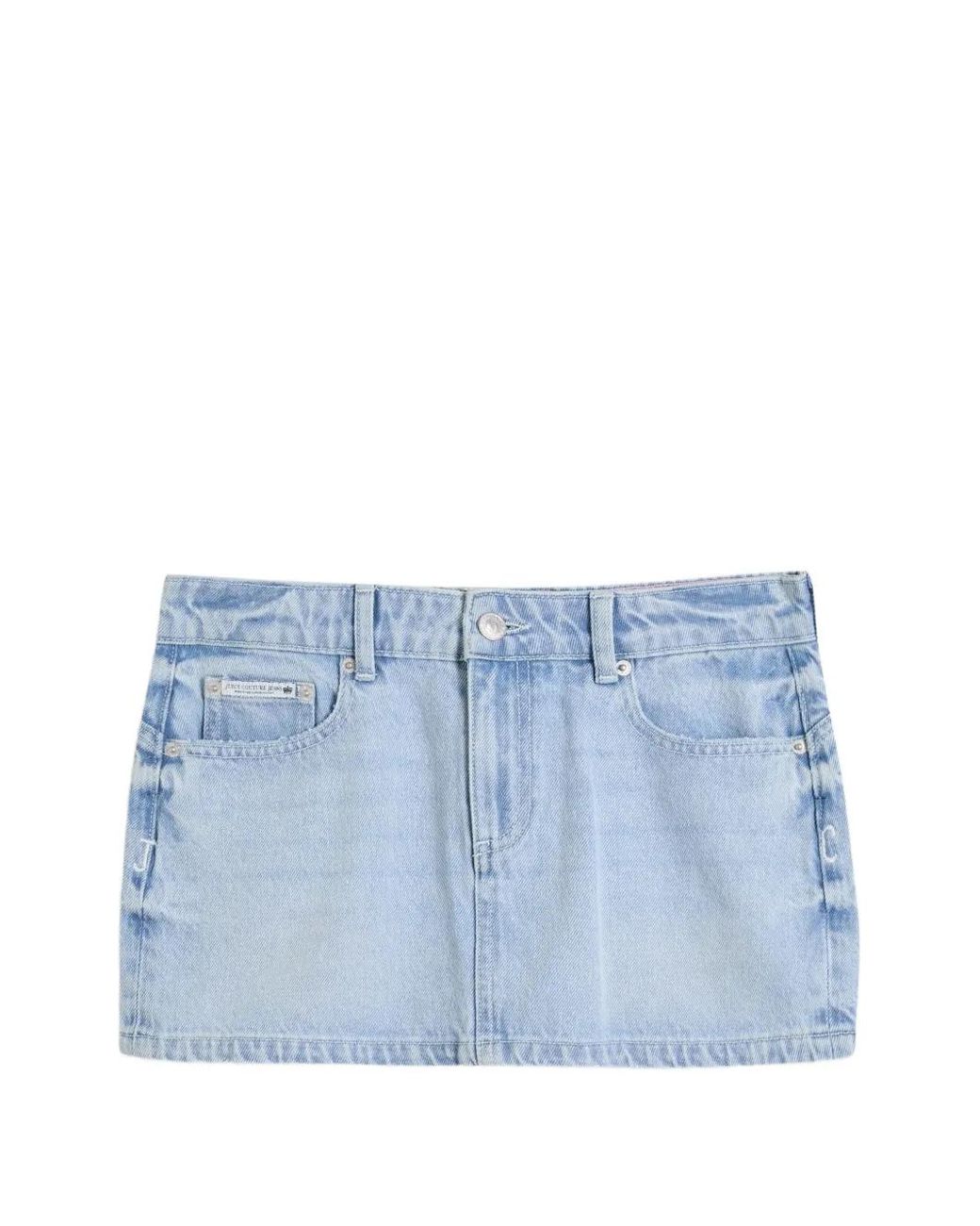 Juicy Couture Dog Crest Mini-Rok in het Blue