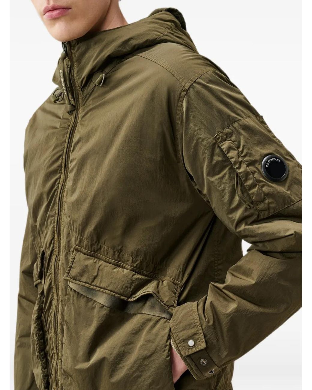 C P Company Green Veste Google for men