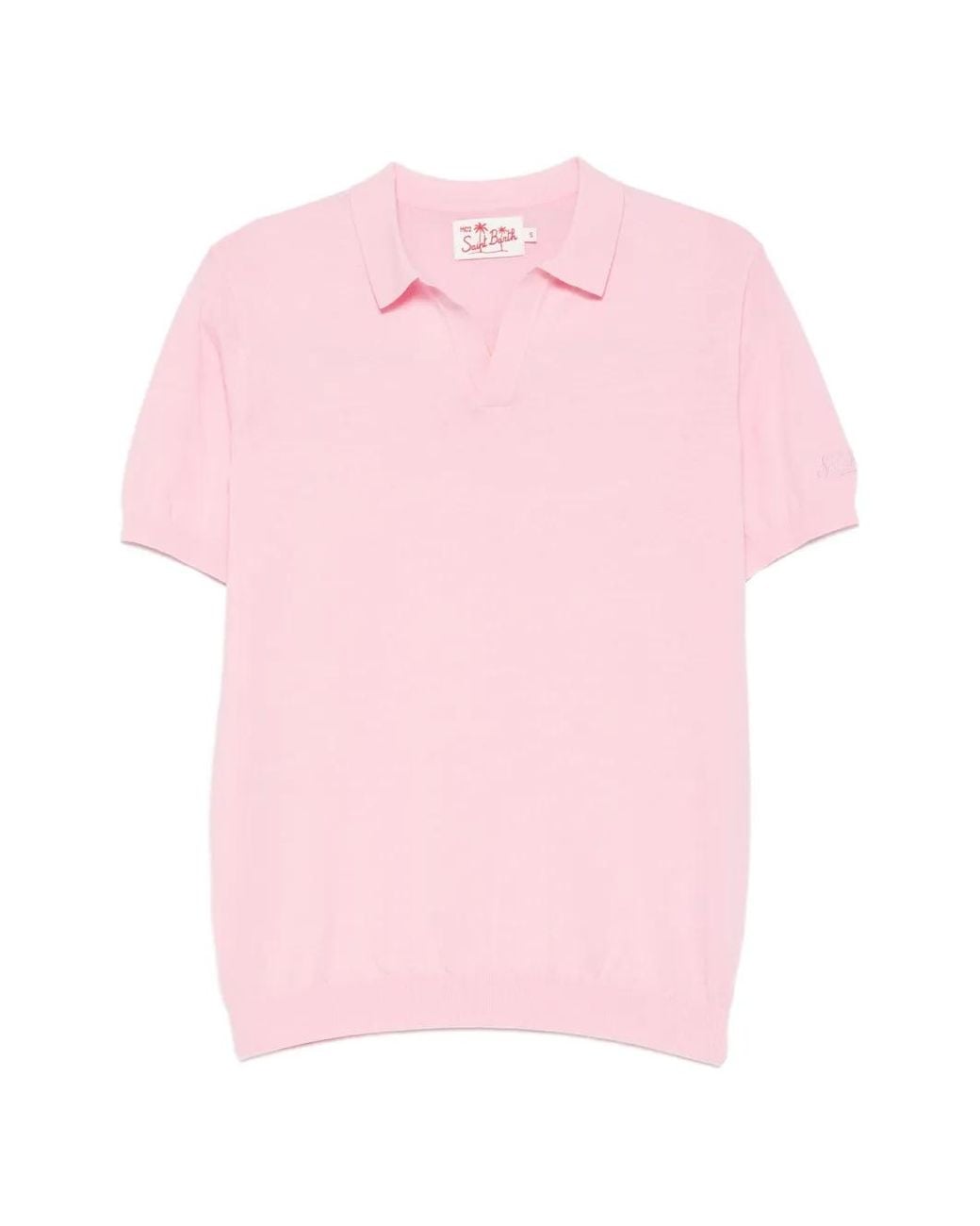 Mc2 Saint Barth Pink Short-Sleeve T-Shirt for men