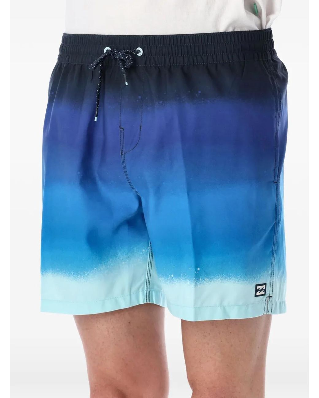 Billabong Blue Gradient-Effect Swim Shorts for men