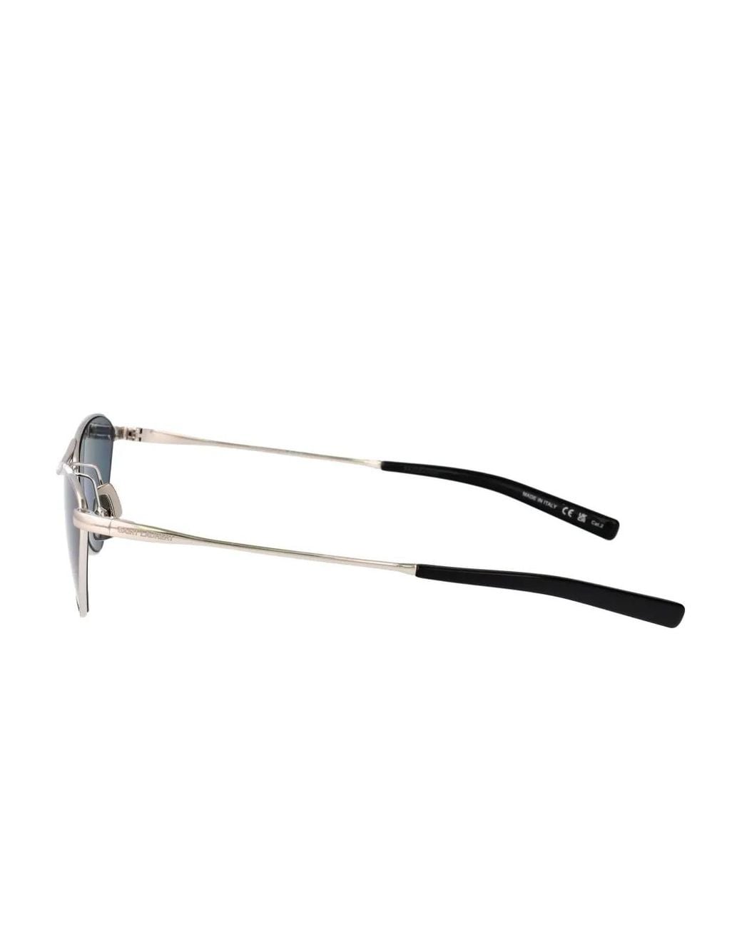 Saint Laurent Blue Cat-Eye Frame Sunglasses
