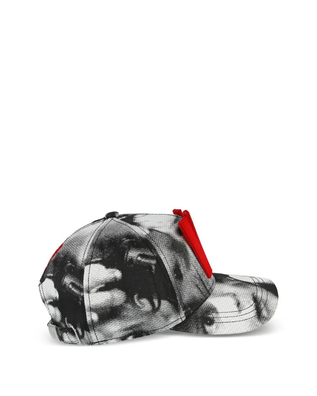 Walter Van Beirendonck Red Casquette À Imprimé Logo Brodé for men