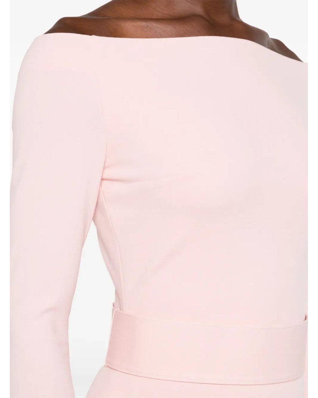 Solace London Pink Sabina Maxi Dress
