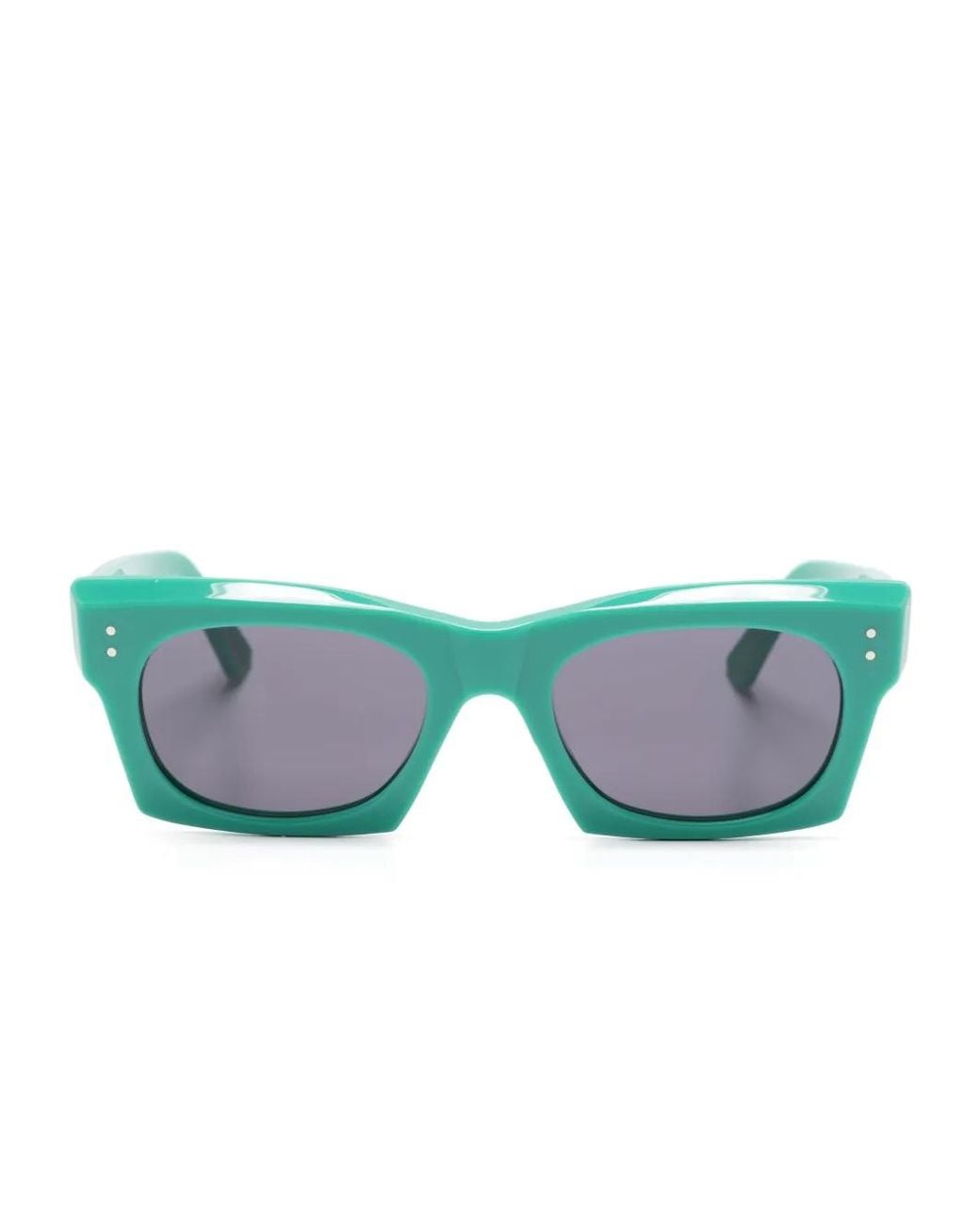 Marni Blue Edku Oval-Frame Sunglasses