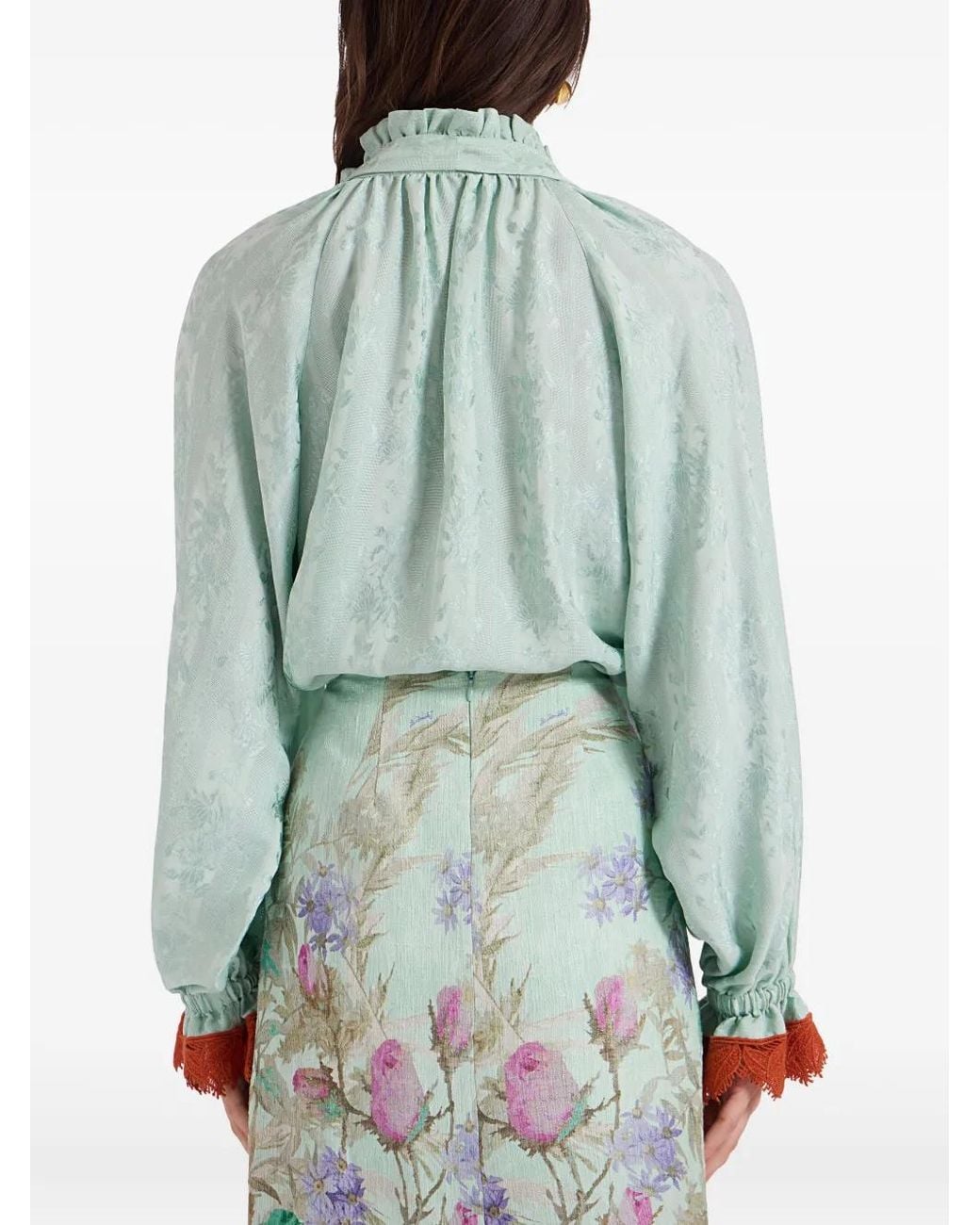 LaDoubleJ Green Cerere Blouse