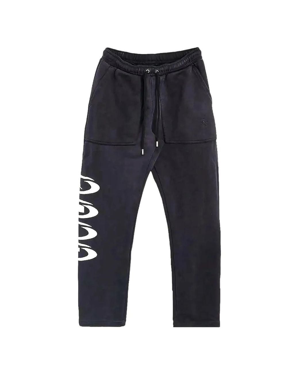 Nike Blue X Travis Scott Fleece-Texture Track Pants for men