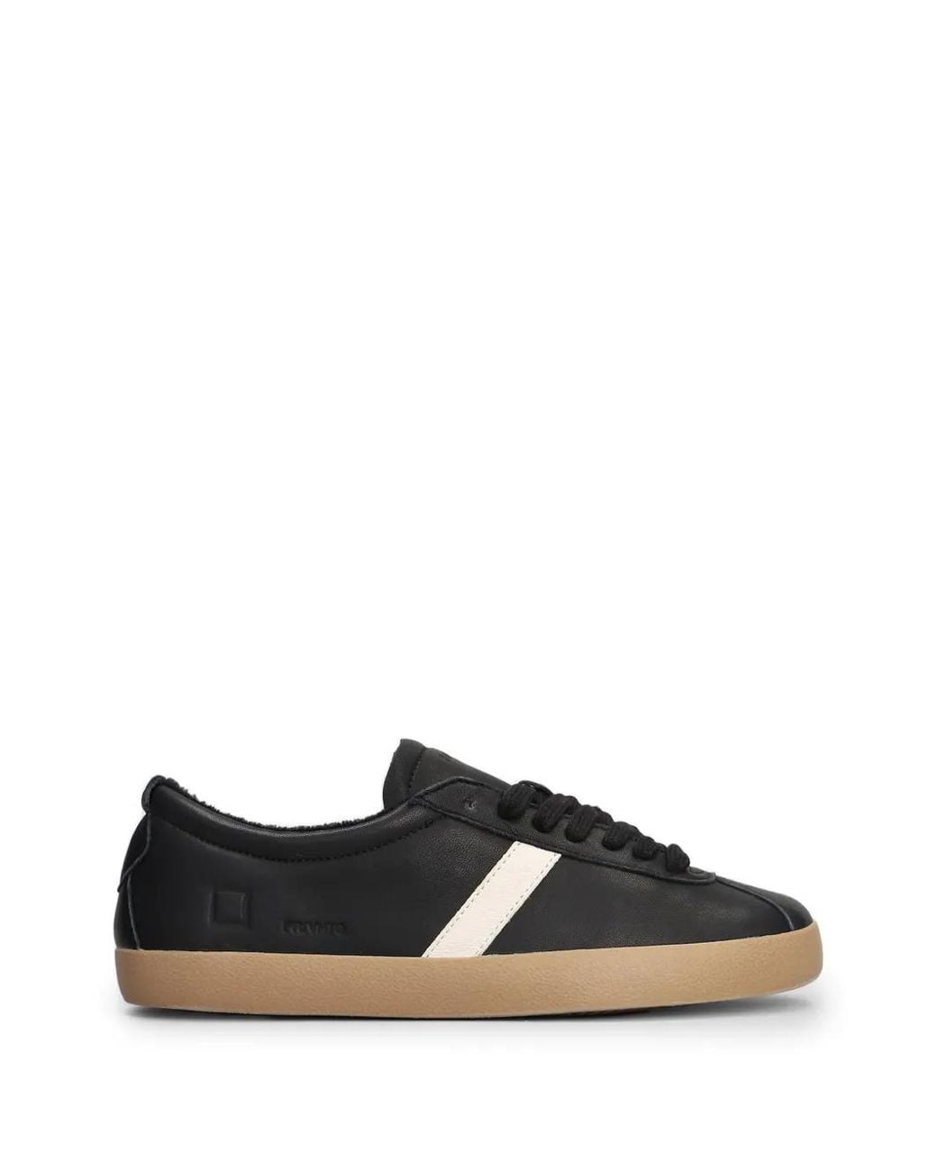 Date Black Prima Contrast-Stripe Sneakers for men