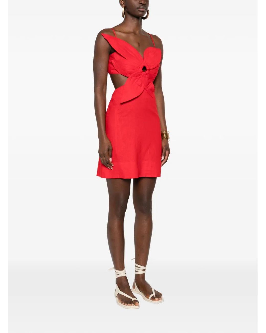 farm rio flower cut out dress Mini in Red Style:Oversized Terry Poncho TopCocktail Blue dress Different Ideas Of Smart This dress features a