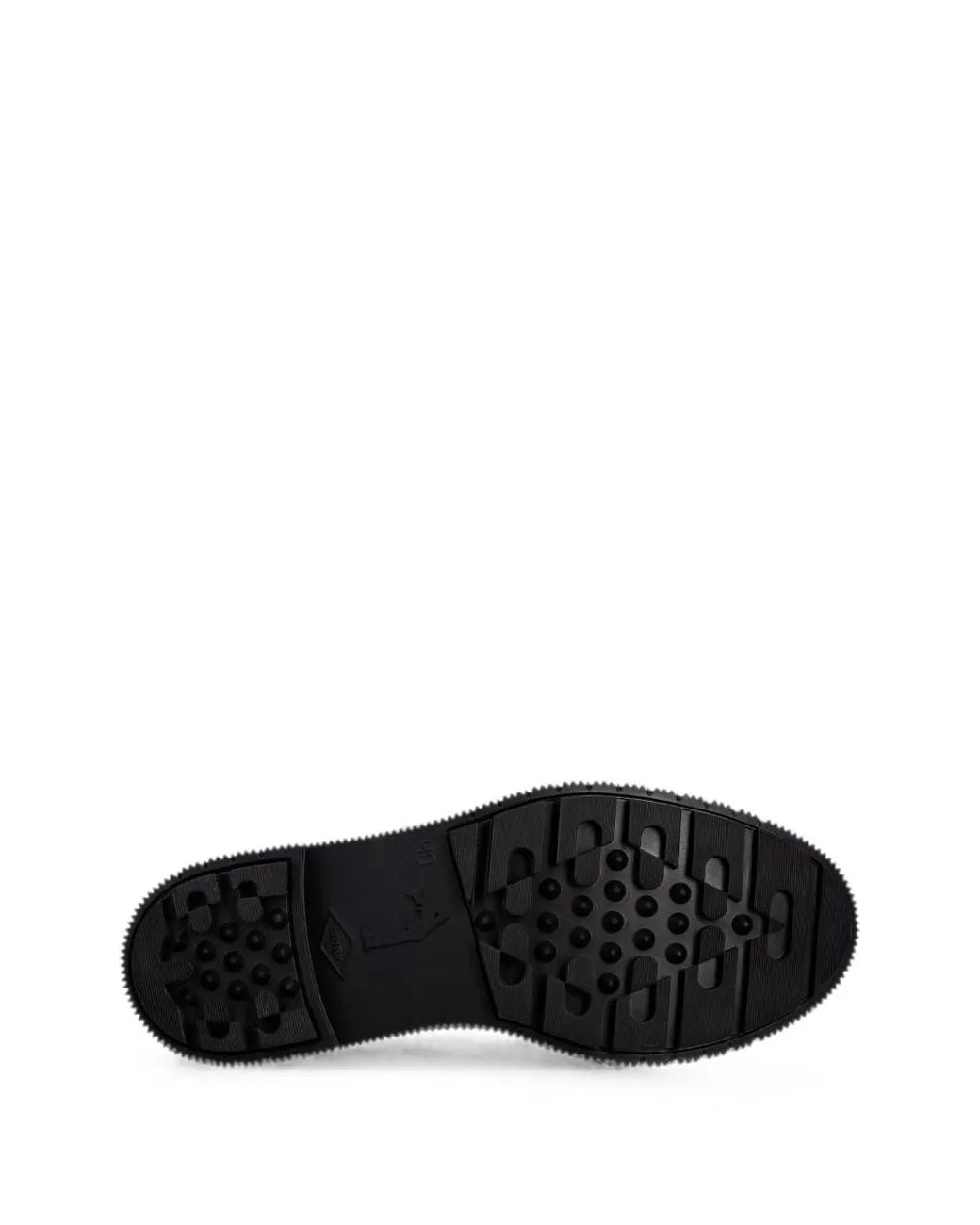 Derbies À Semelle Crantée Adieu en coloris Black