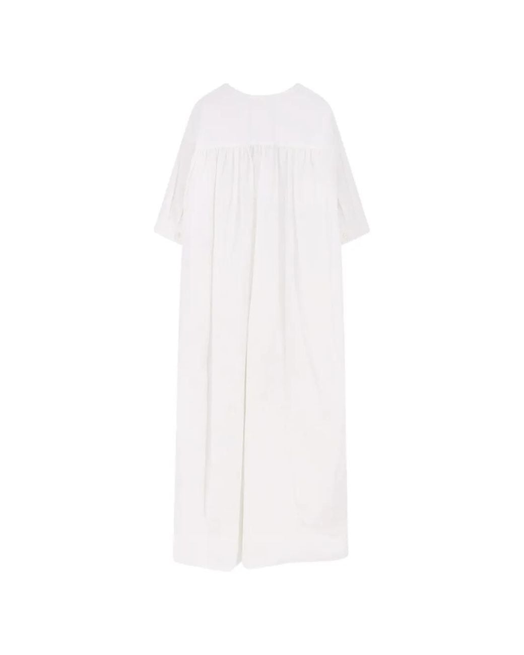 Aspesi White Dresses Cotone