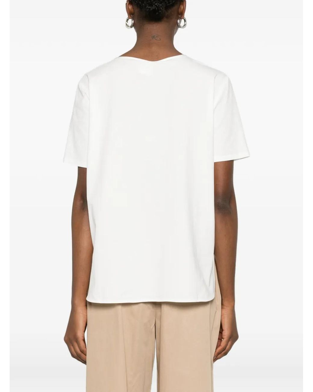Max Mara White Short-Sleeve T-Shirt