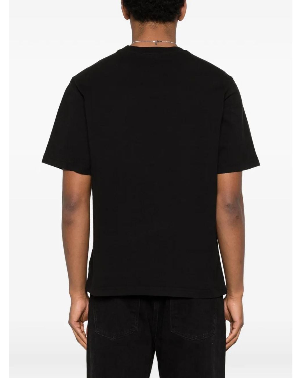 Agolde Black Asha Crew-Neck T-Shirt for men