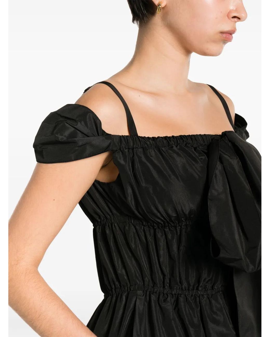 Patou Black Abito Longuette