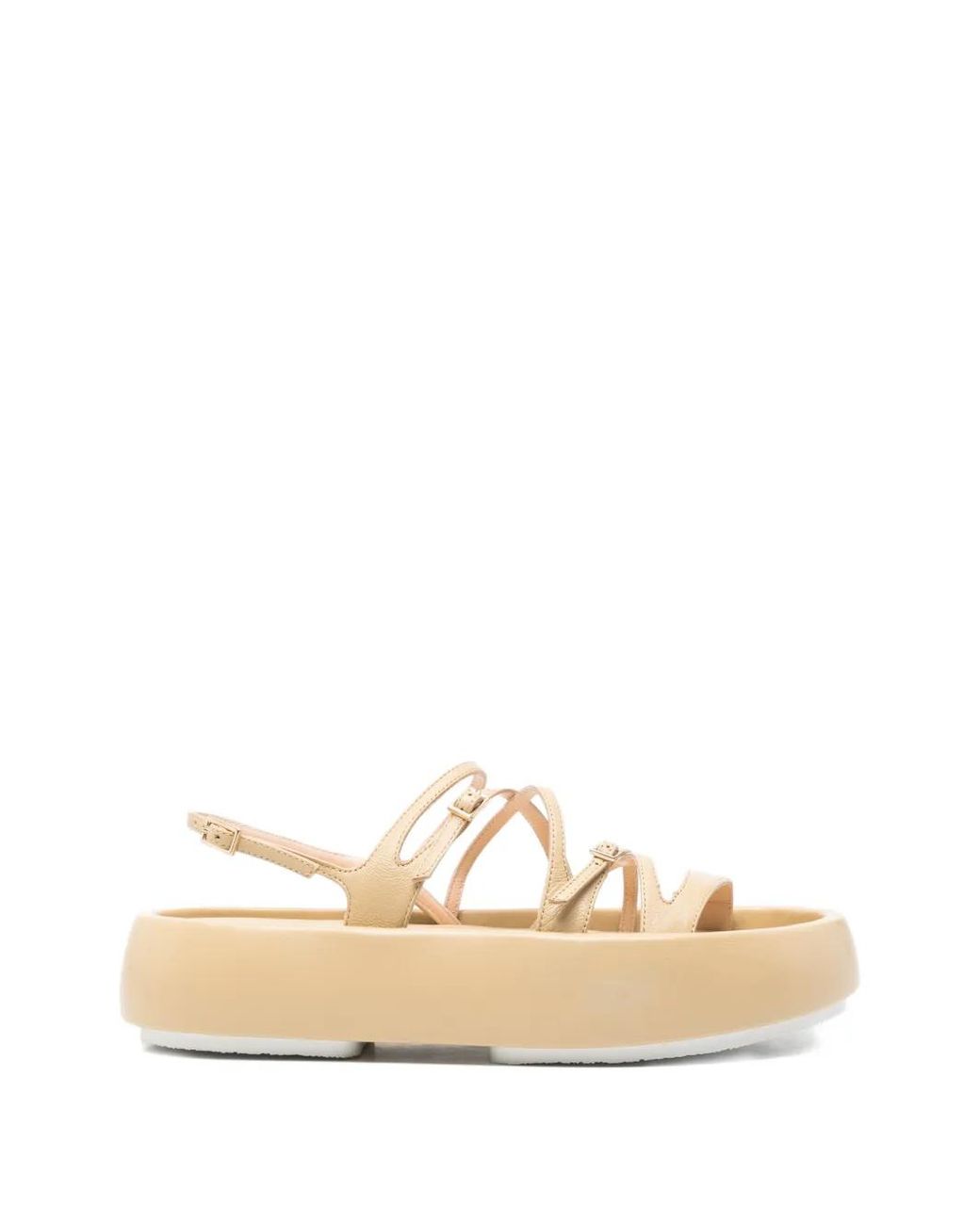 Agl Attilio Giusti Leombruni Natural Bulle Multi-Strap Sandals
