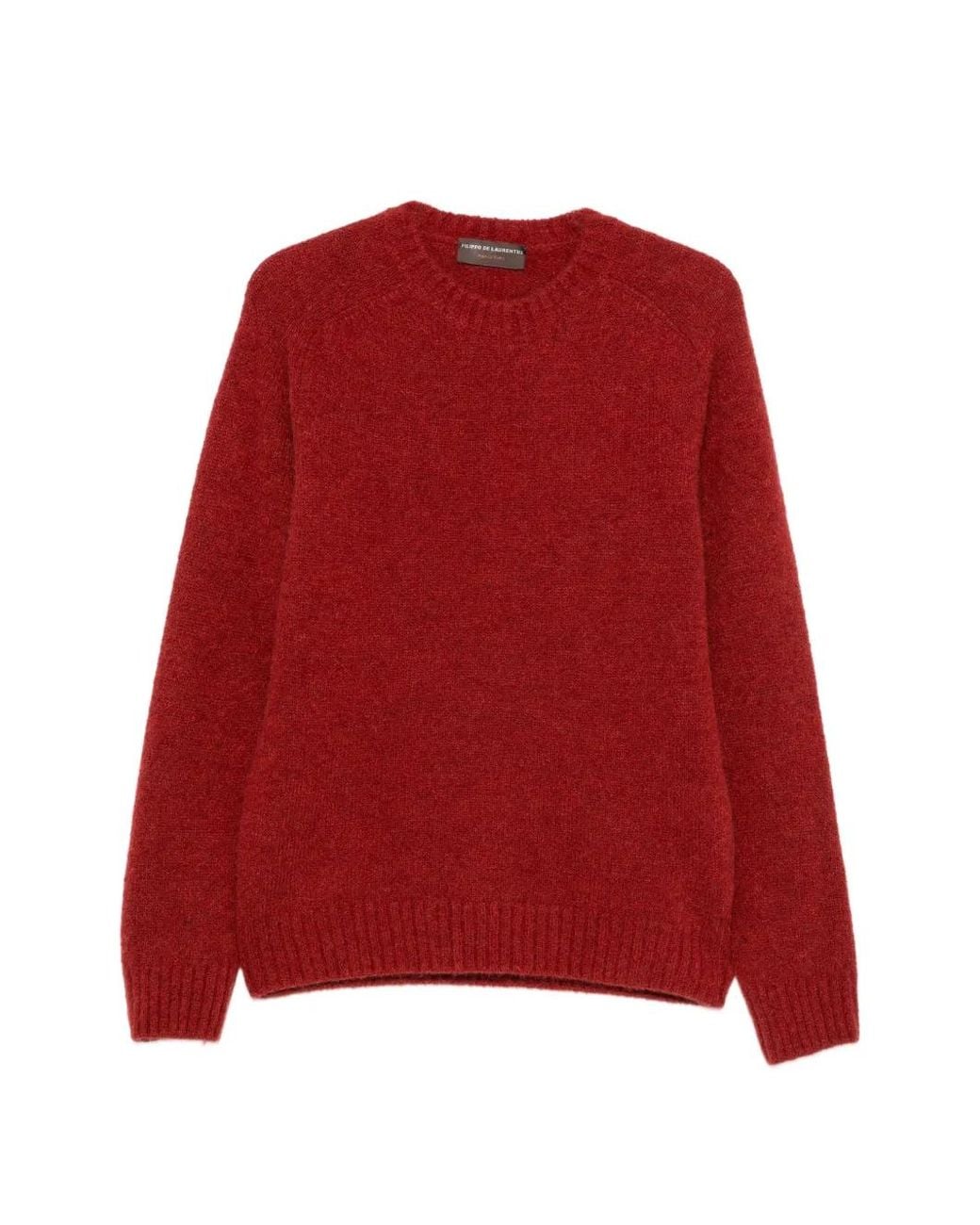 FILIPPO DE LAURENTIIS Red Pull À Encolure Ras Du Cou for men